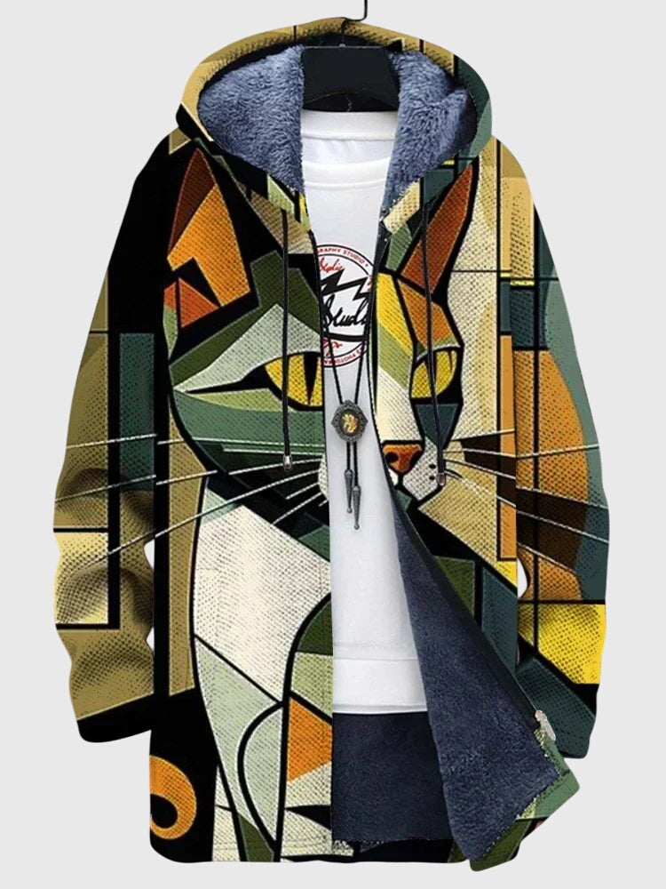 Trinity | Jacket with artistic print