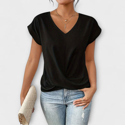 Vanessa™ - Elegant V-neck Top