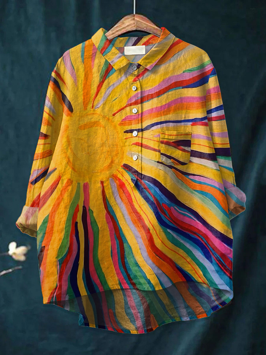 Kamila | Radiant Sunburst Shirt