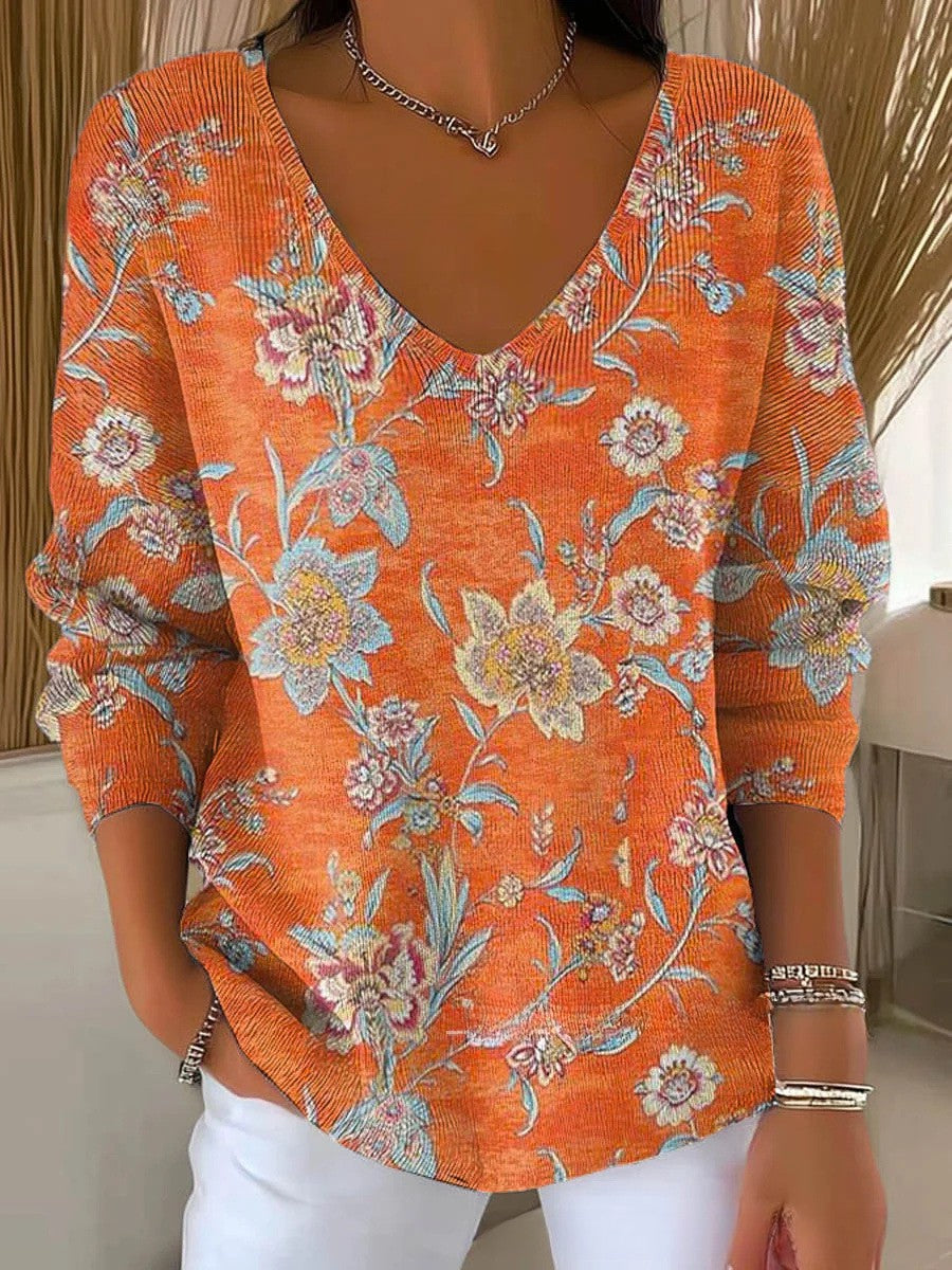 Renia | Pullover with V-Neck