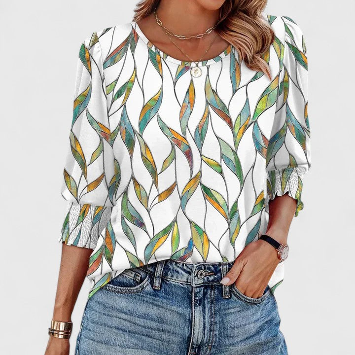 Ariyah™ - Elegant Smocked Top