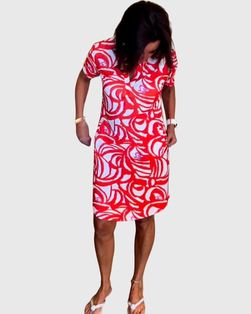 Mika™ - Flattering Avenue Walk Dress