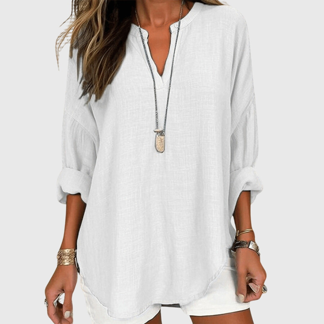 Kaia™ - Flowy Elegant Beach Shirt