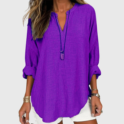 Kaia™ - Flowy Elegant Beach Shirt