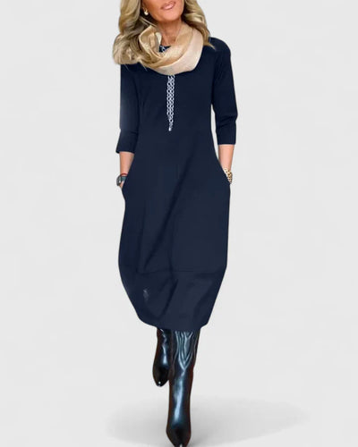 Lainey™ - Elegant Midi Dress