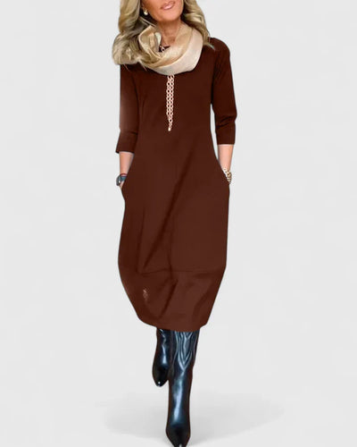 Lainey™ - Elegant Midi Dress