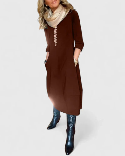 Lainey™ - Elegant Midi Dress