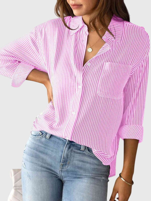 Brianna™ - Collared Neck Shirt
