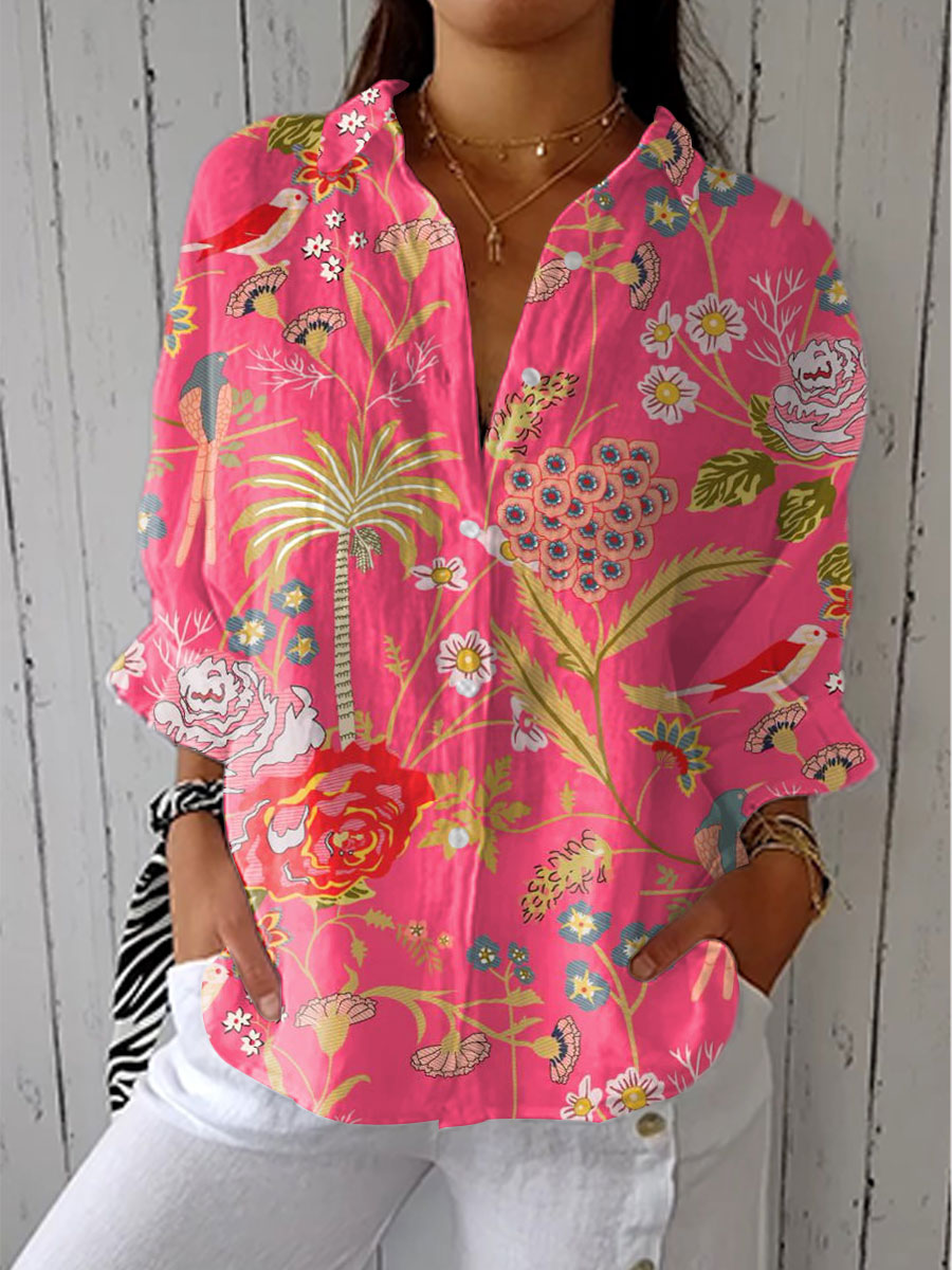 Vivika | Tropical Blouse