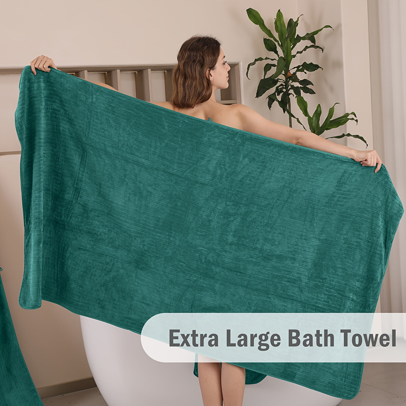 4 Pieces Soft Bath Towels