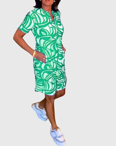 Mika™ - Flattering Avenue Walk Dress