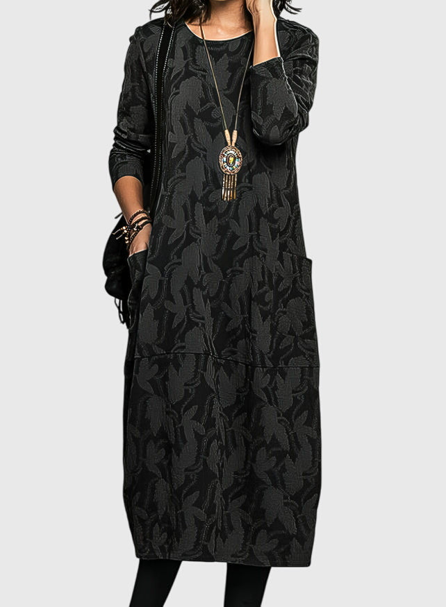 Eliza™ - Casual Round-Neck Dress
