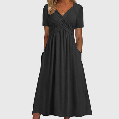 Eliana™ - Midi Dress with Tummy Control