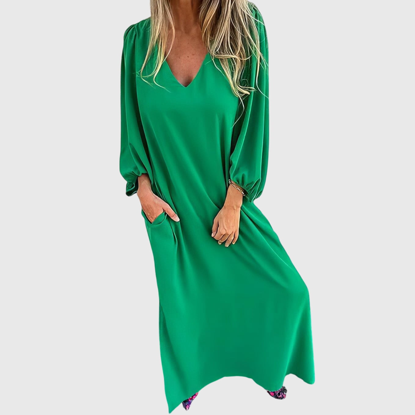Olivia™ - Long Boho Dress with Pockets