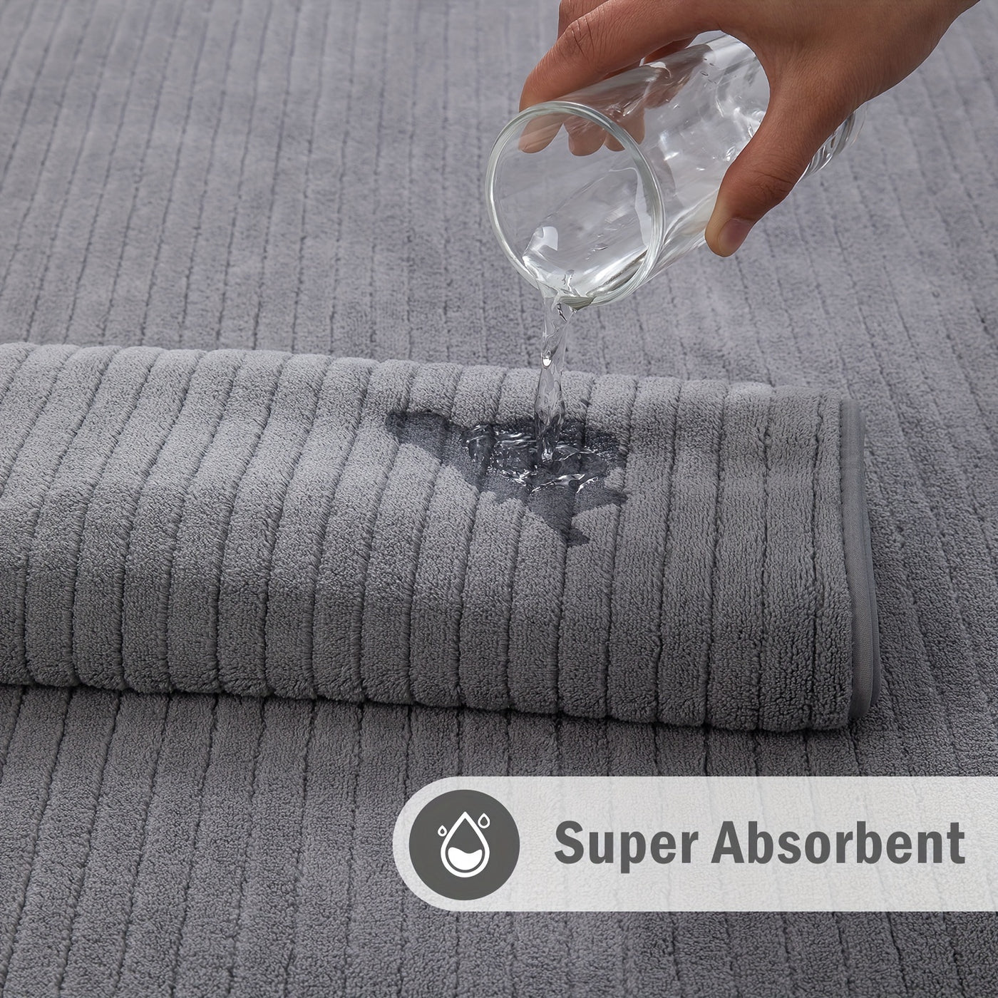 4 Pieces Soft Bath Towels