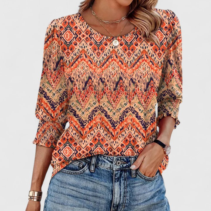 Ariyah™ - Elegant Smocked Top