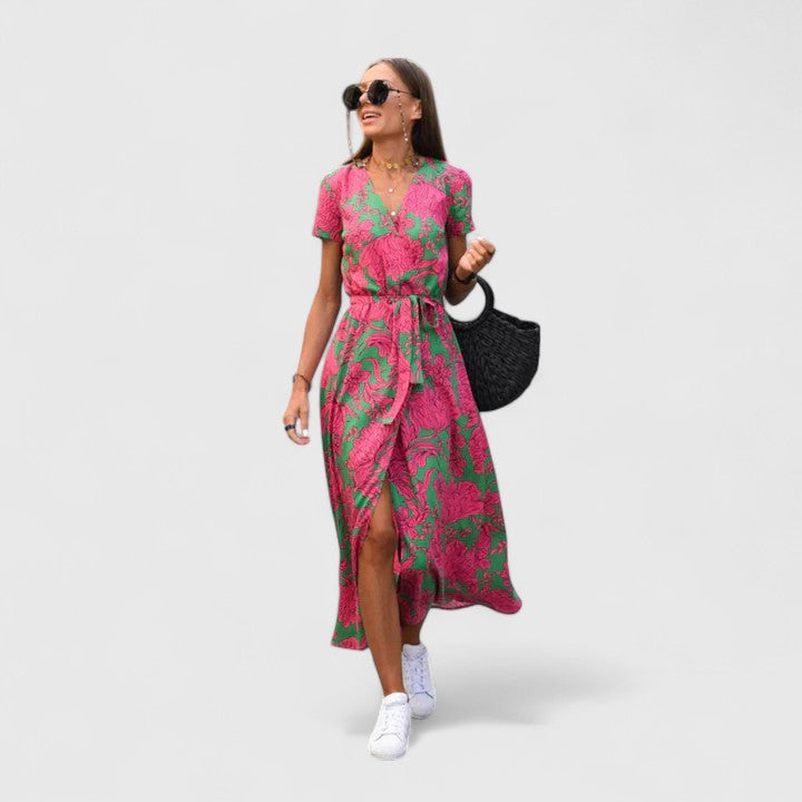 Chloe™ - Elegant Midi Dress
