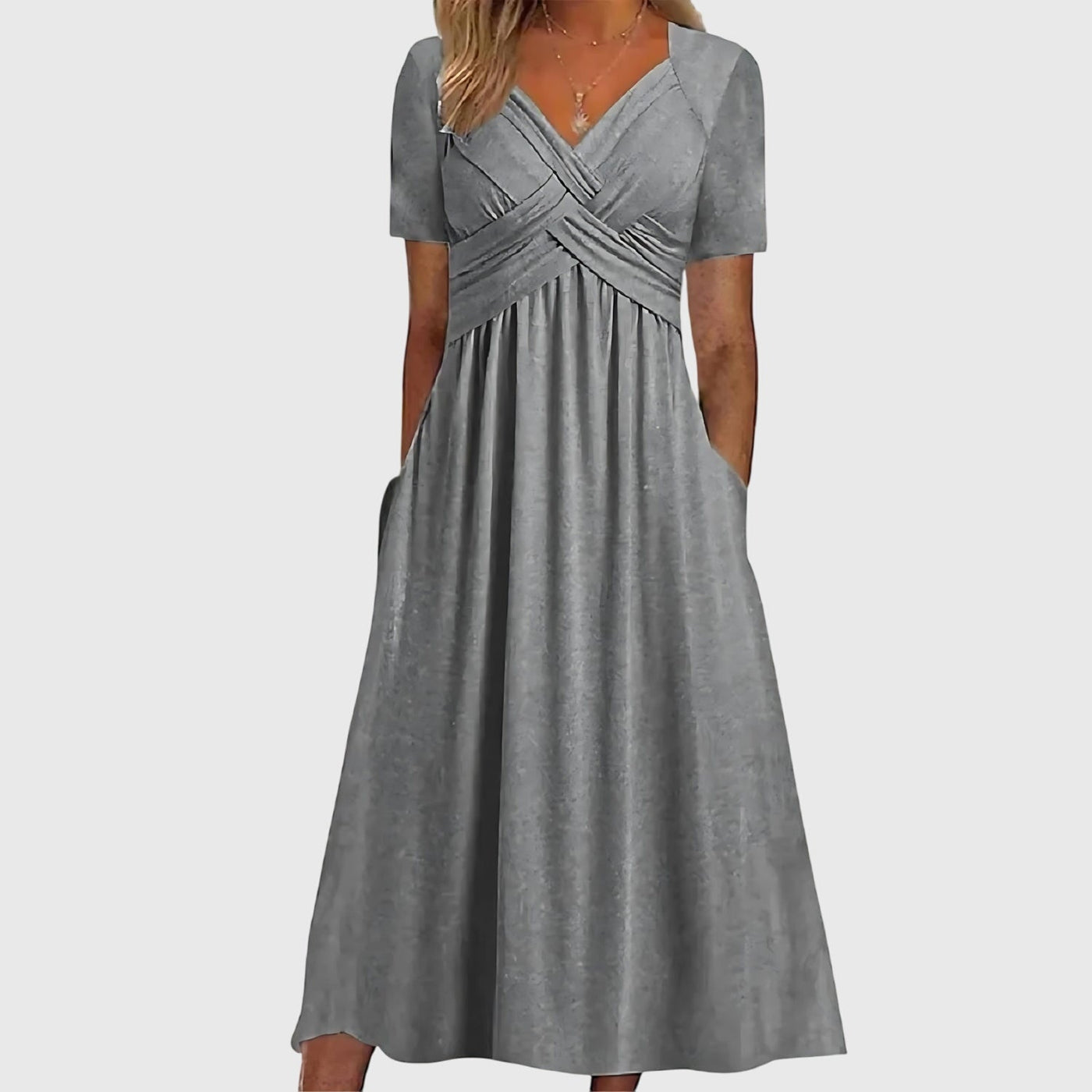 Eliana™ - Midi Dress with Tummy Control