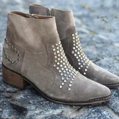 Arlane | Ankle Boots With Studs