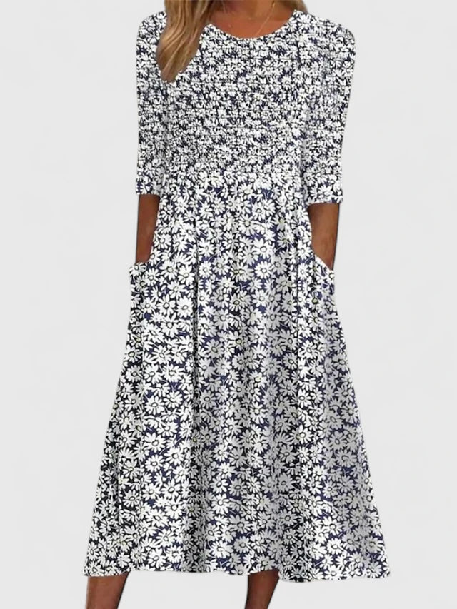 Valentina™ - Elegant Midi Dress