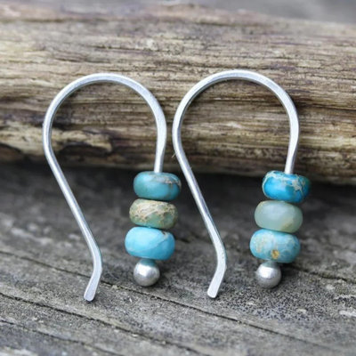 Enry | Turquoise Pearl Earrings