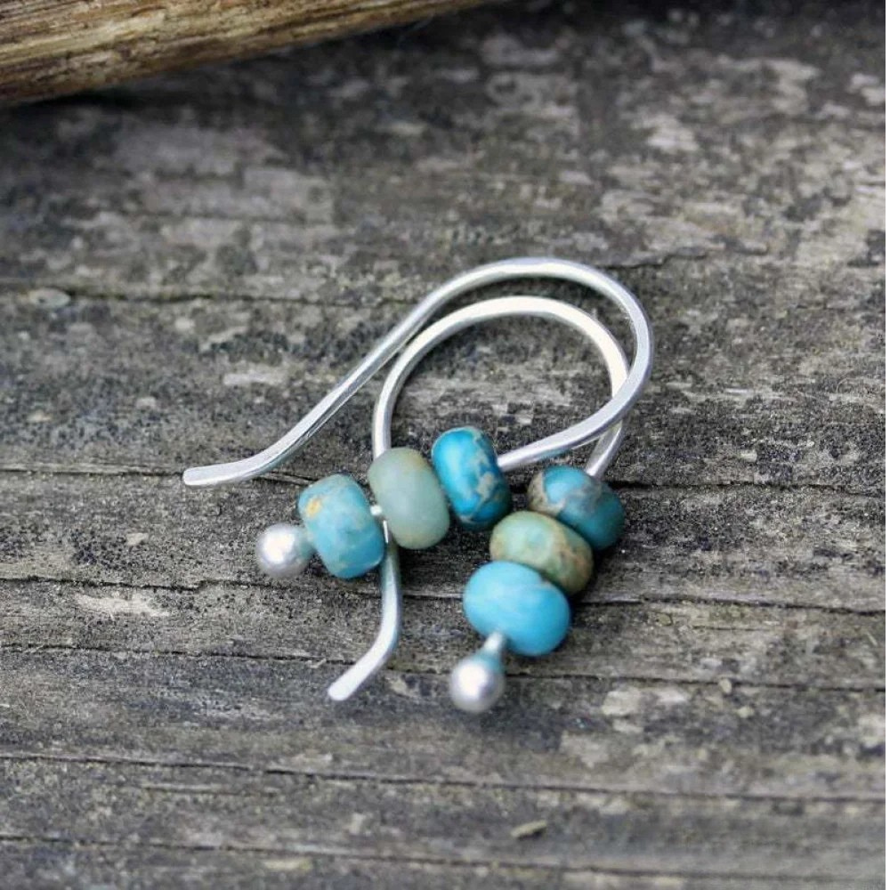 Enry | Turquoise Pearl Earrings