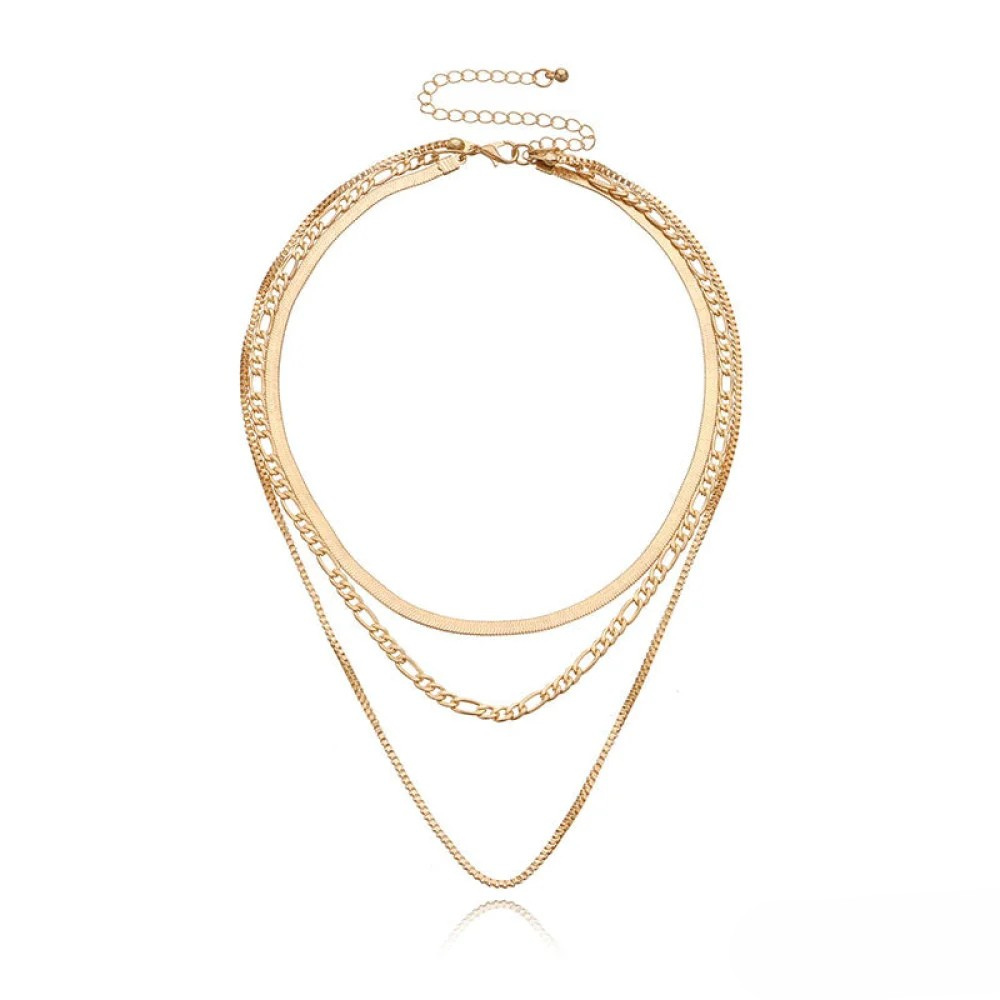 Linda | Vintage 3-Piece Layered Necklace