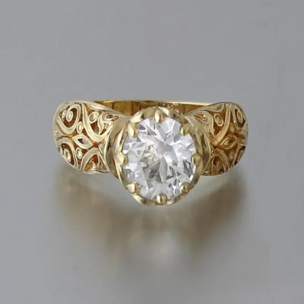 Elba | Elegant Ring with White Zirconia