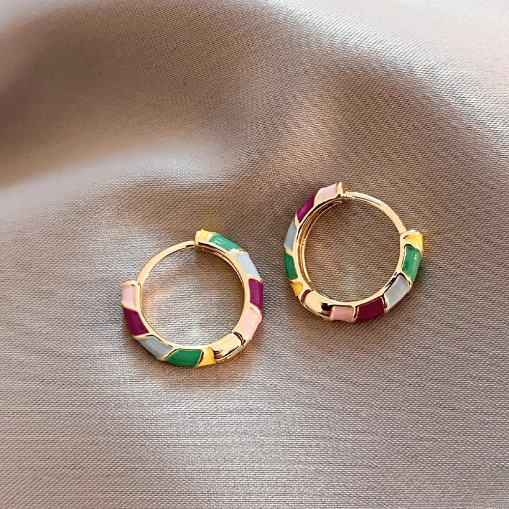 Roxy | Earrings with Colorful Enamel