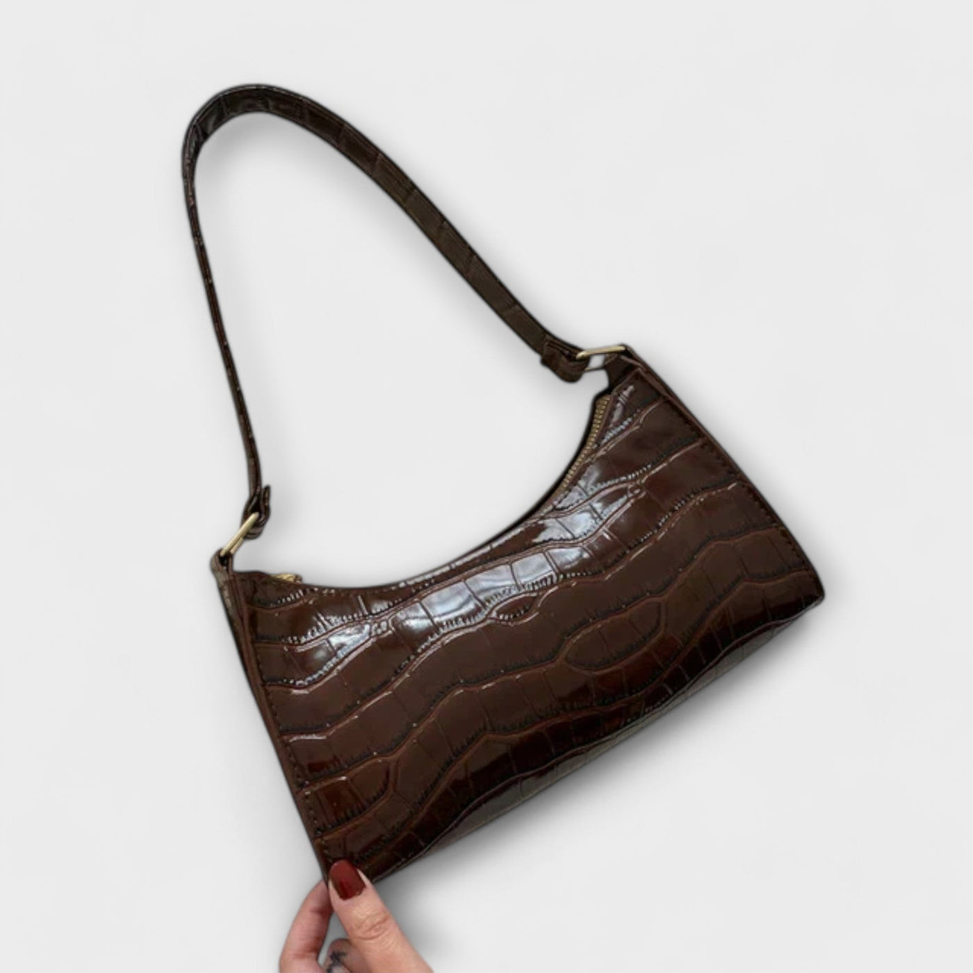 Ariazia | Shiny Leather Bag