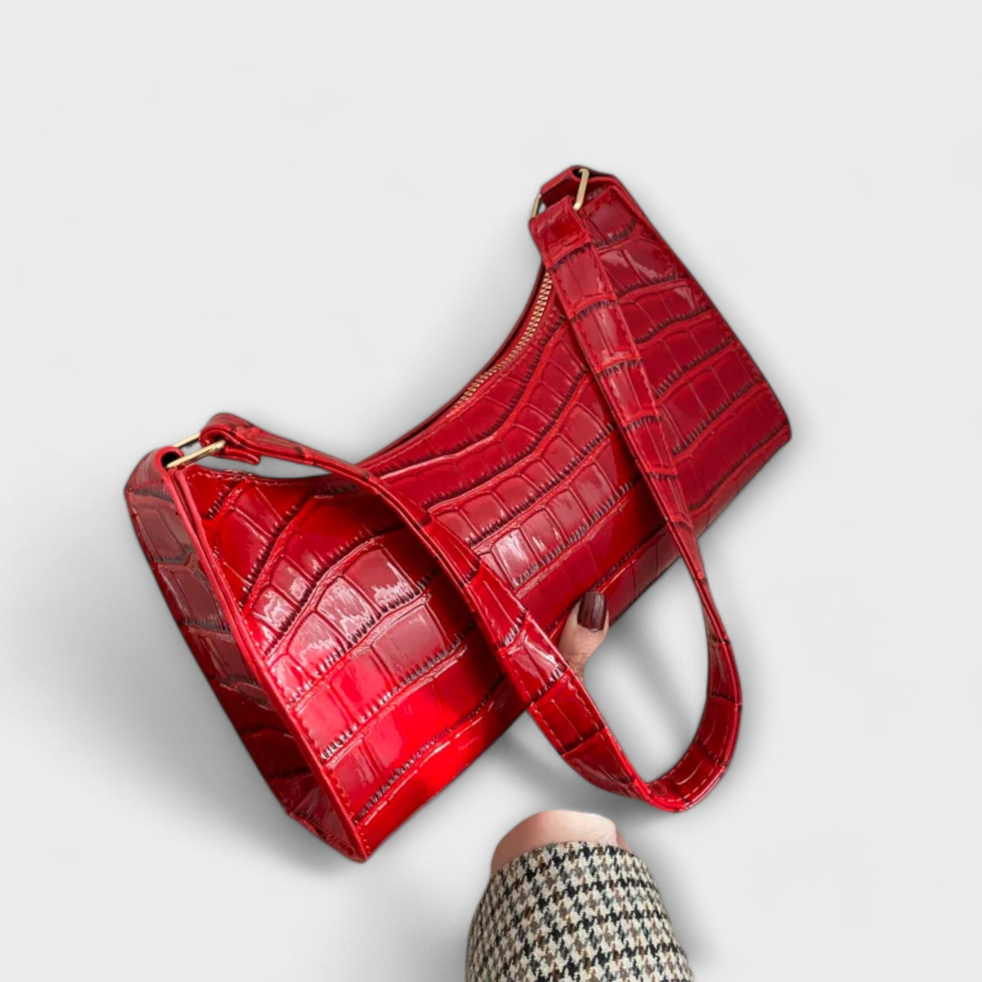 Ariazia | Shiny Leather Bag
