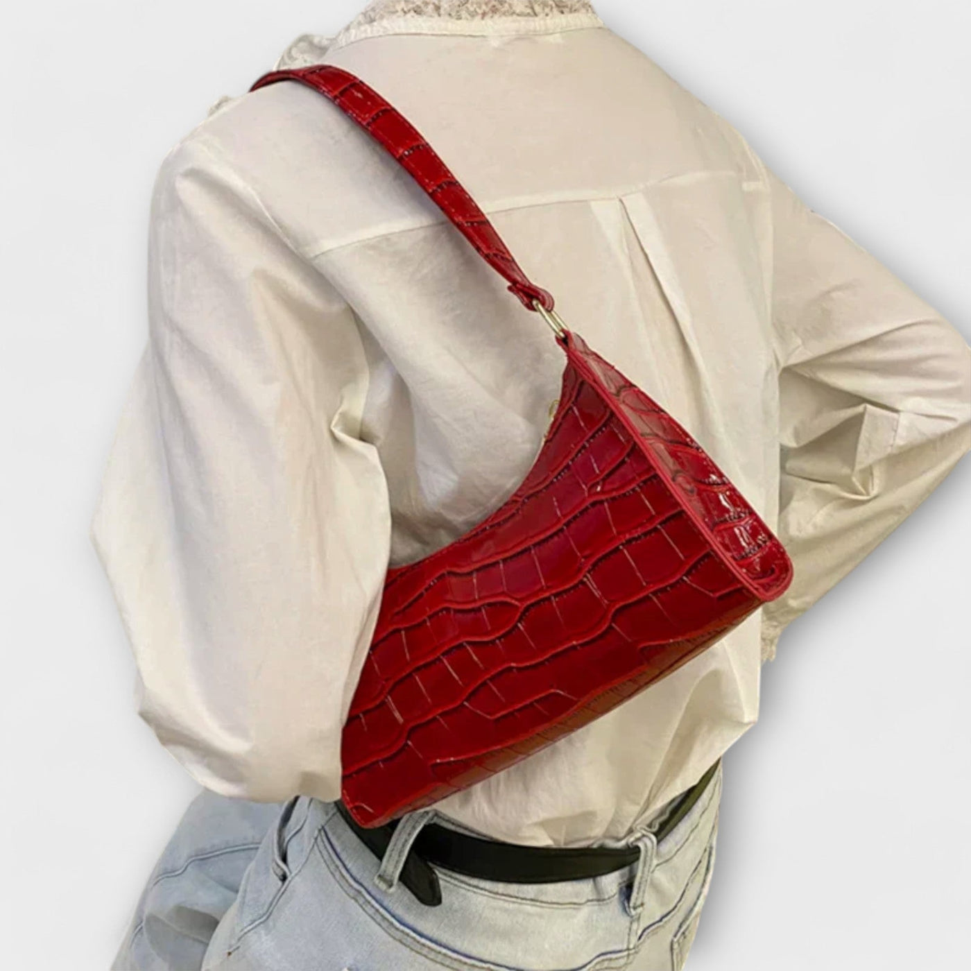 Ariazia | Shiny Leather Bag