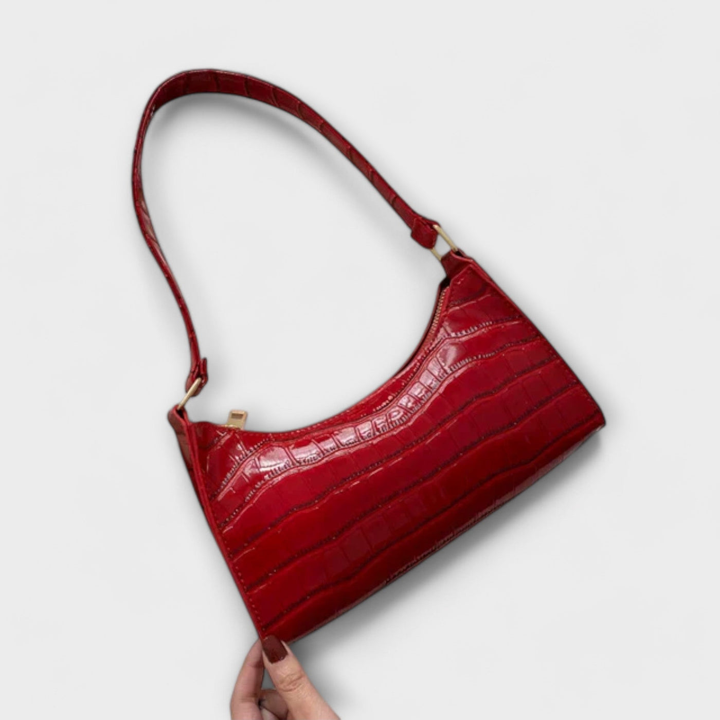 Ariazia | Shiny Leather Bag