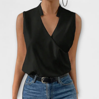 Kaylani™ - Sophisticated V-neck Top