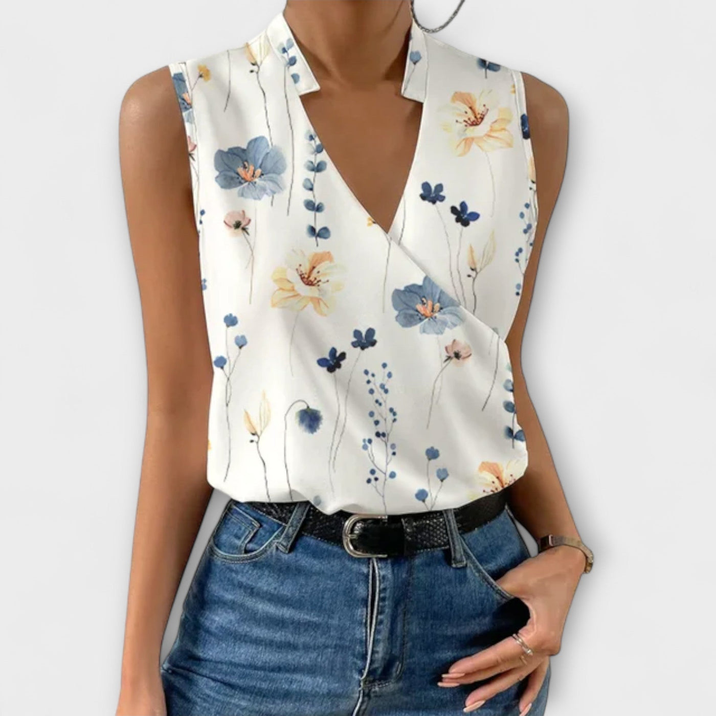 Kaylani™ - Sophisticated V-neck Top