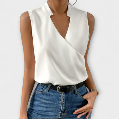 Kaylani™ - Sophisticated V-neck Top