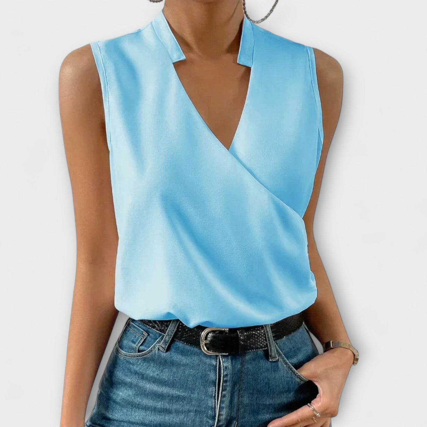 Kaylani™ - Sophisticated V-neck Top