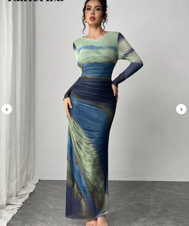 Felis™ - Long sleeve Maxi Dress