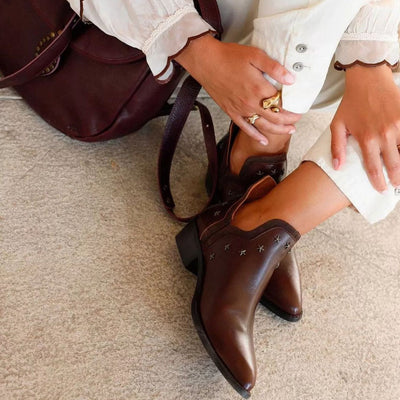 Oila | Western Boots With Studs