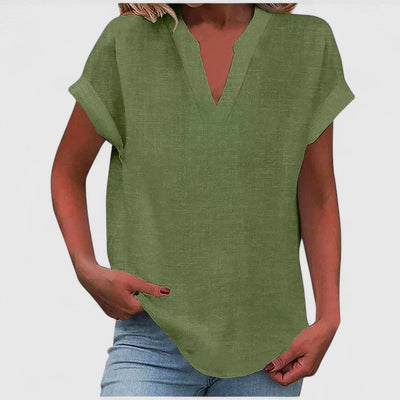 Stevie™ - Comfortable V-Neck Blouse