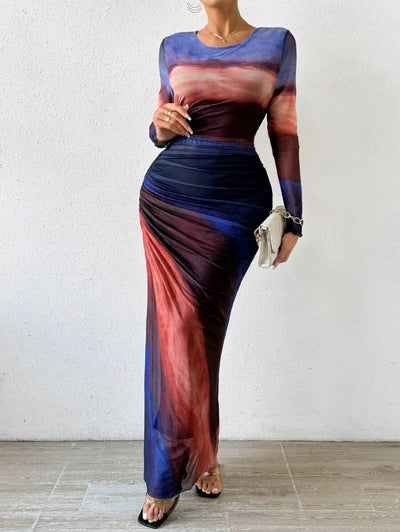 Felis™ - Long sleeve Maxi Dress