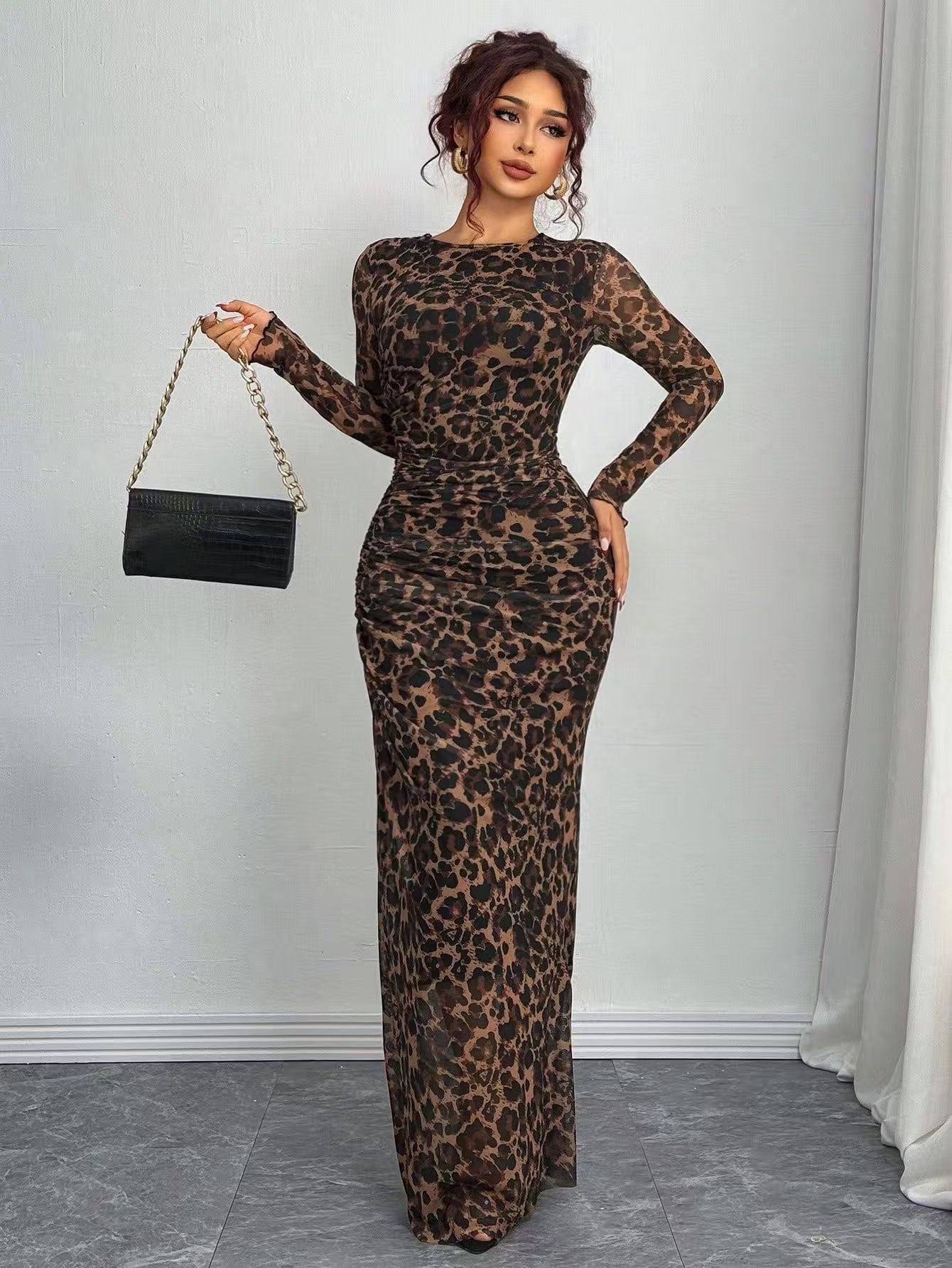 Felis™ - Long sleeve Maxi Dress