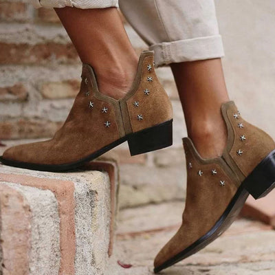 Oila | Western Boots With Studs