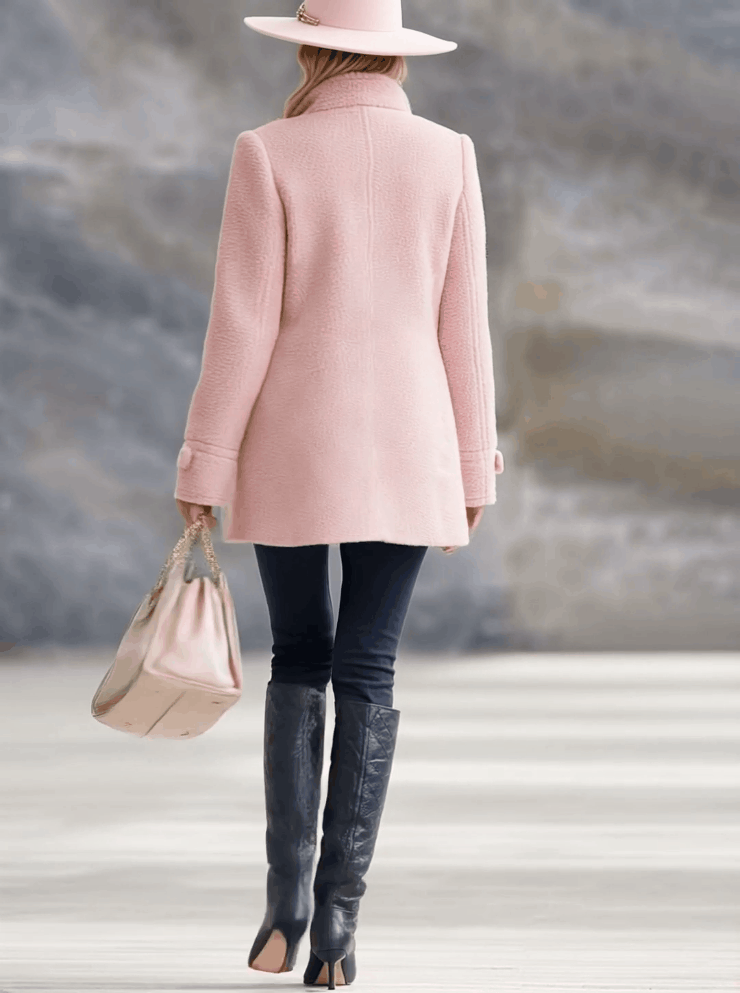 Tayvia | Vintage Polar Fleece Zip-Up Jacket