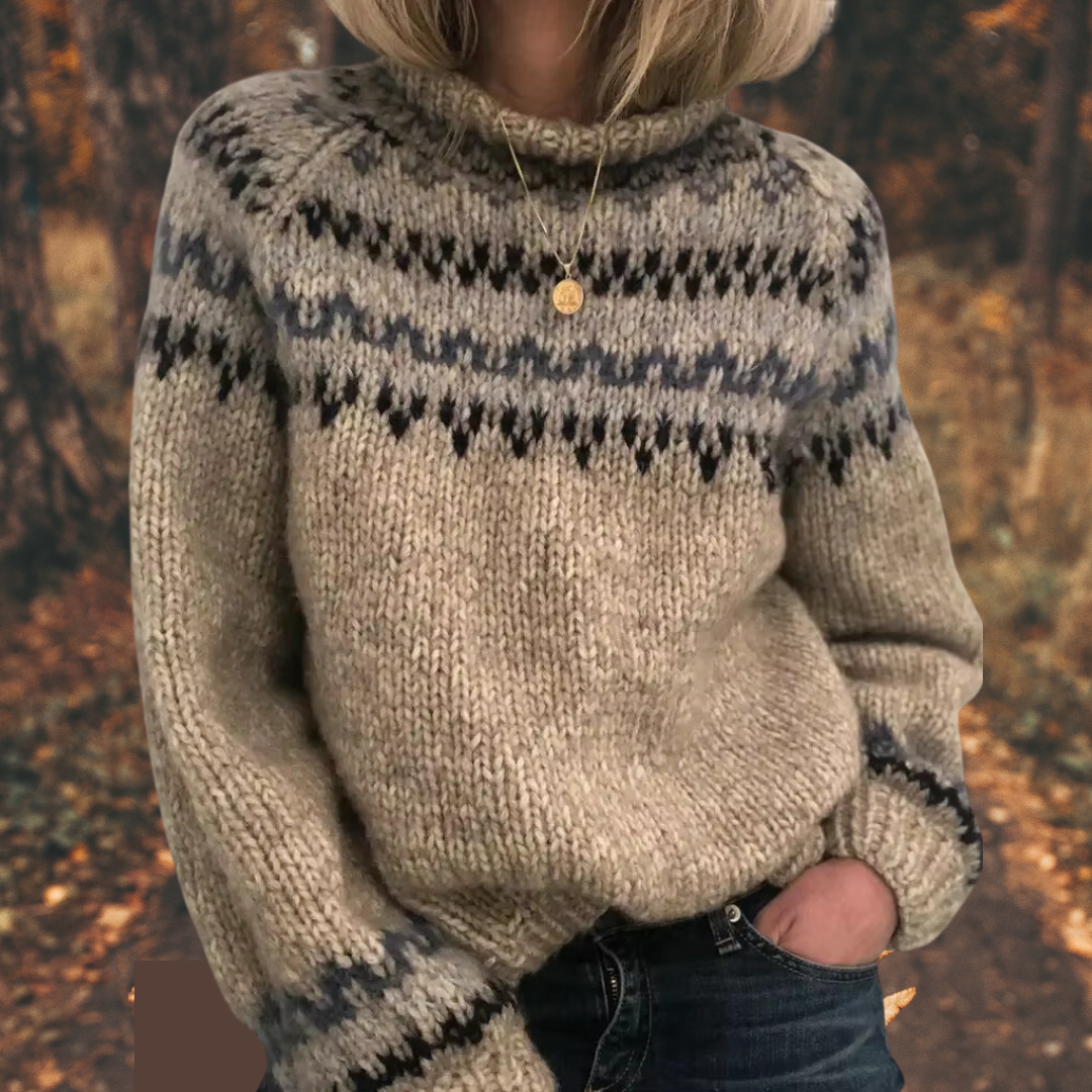 Marita | Women's Nordic Knit Sweater