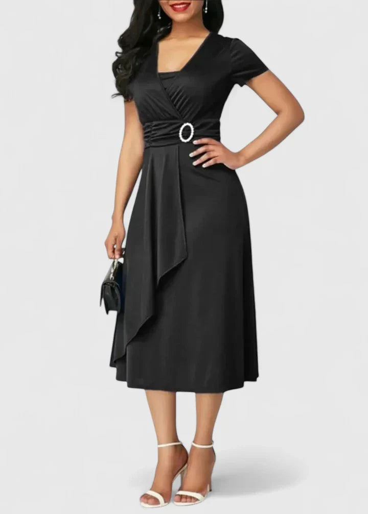 Ruby™ - Elegant Midi Dress