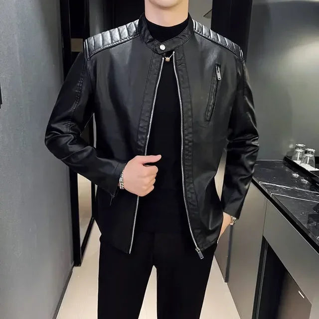 Noah | Elegant Leather Jacket