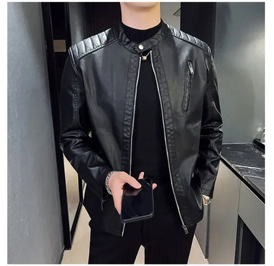 Noah | Elegant Leather Jacket