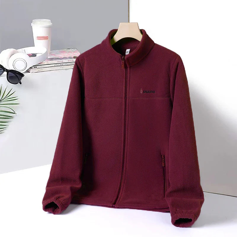 Elysia | Coral Fleece Warm Jacket