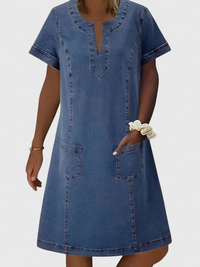 Tahlia™ - Elegant Denim Dress